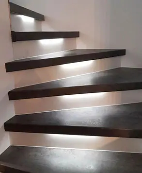 Eclairer un escalier avec des LED