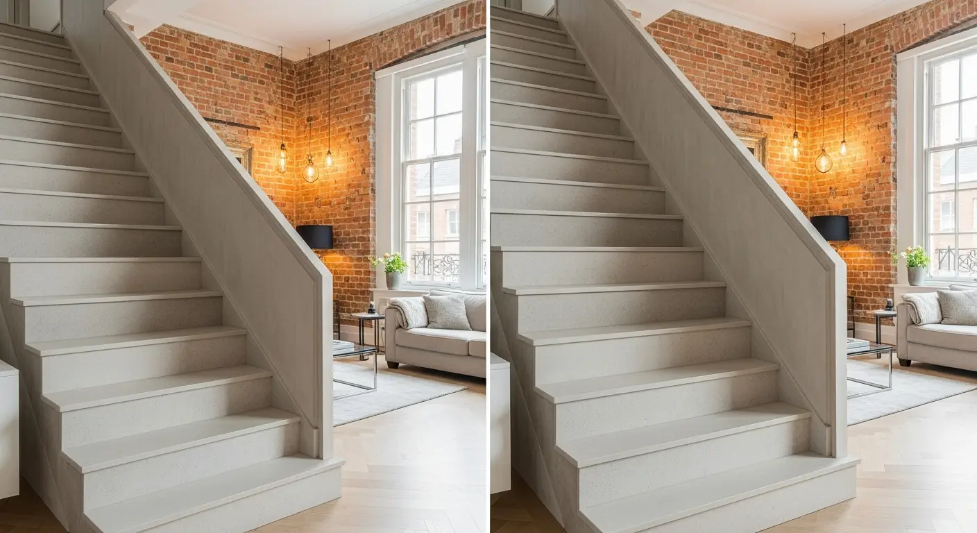 Escalier béton ciré : bonne idée ou pas ? Alternatives déco