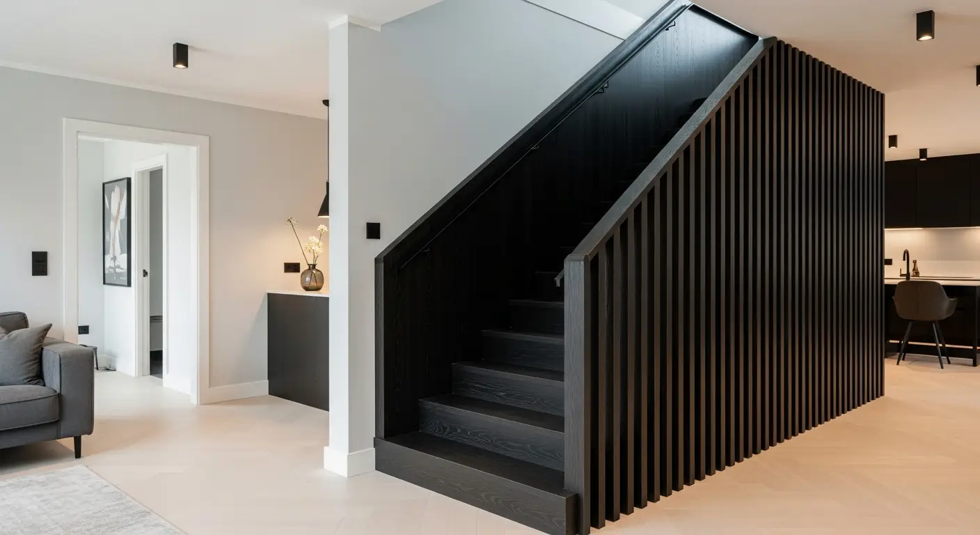 Escalier bois foncé | Le sublimer ou le transformer ?