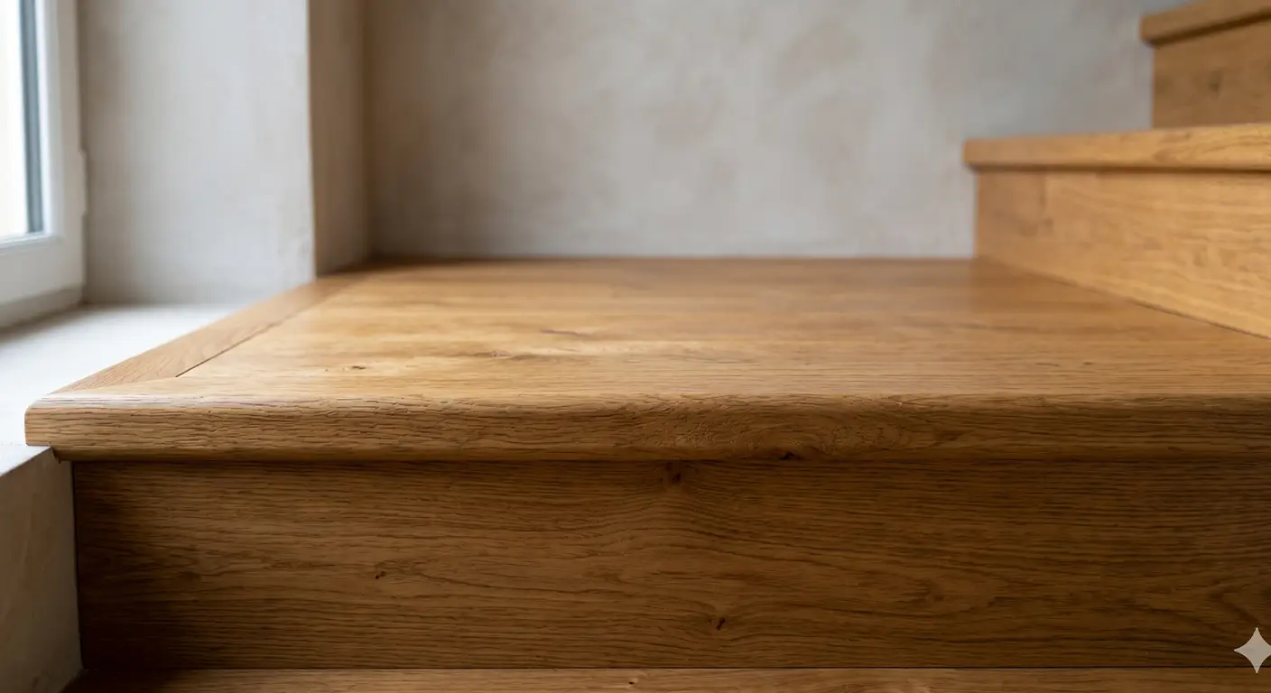 Habillage bois massif ou stratifié escalier | Que choisir ?